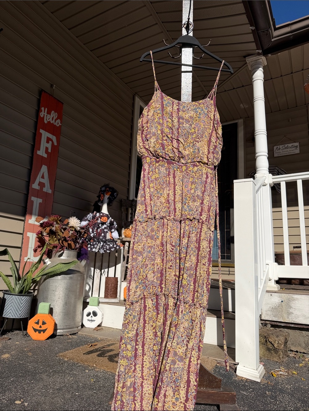 Vintage Free People Valerie Floral Maxi Dress - Picture 3 of 7